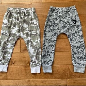 Like New Kids Skull Print and Camo Jogger / Pants